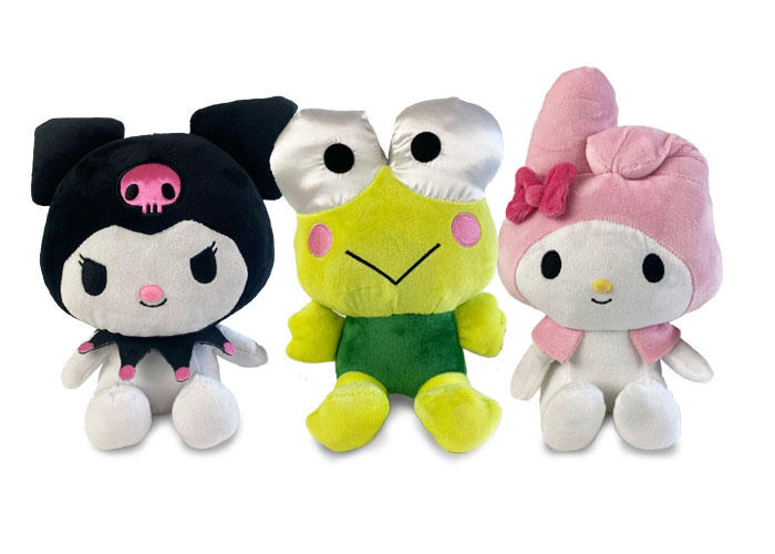 (Mis 3+) HELLO KITTY & FRIENDS Peluche 25cm 3ass…x6